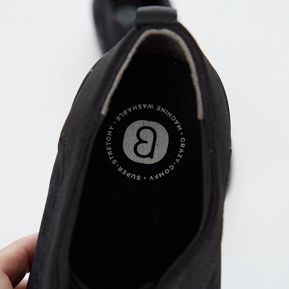 BZees Poetic Black fabric Sneaker Women's Size 7 - Picture 6 of 8